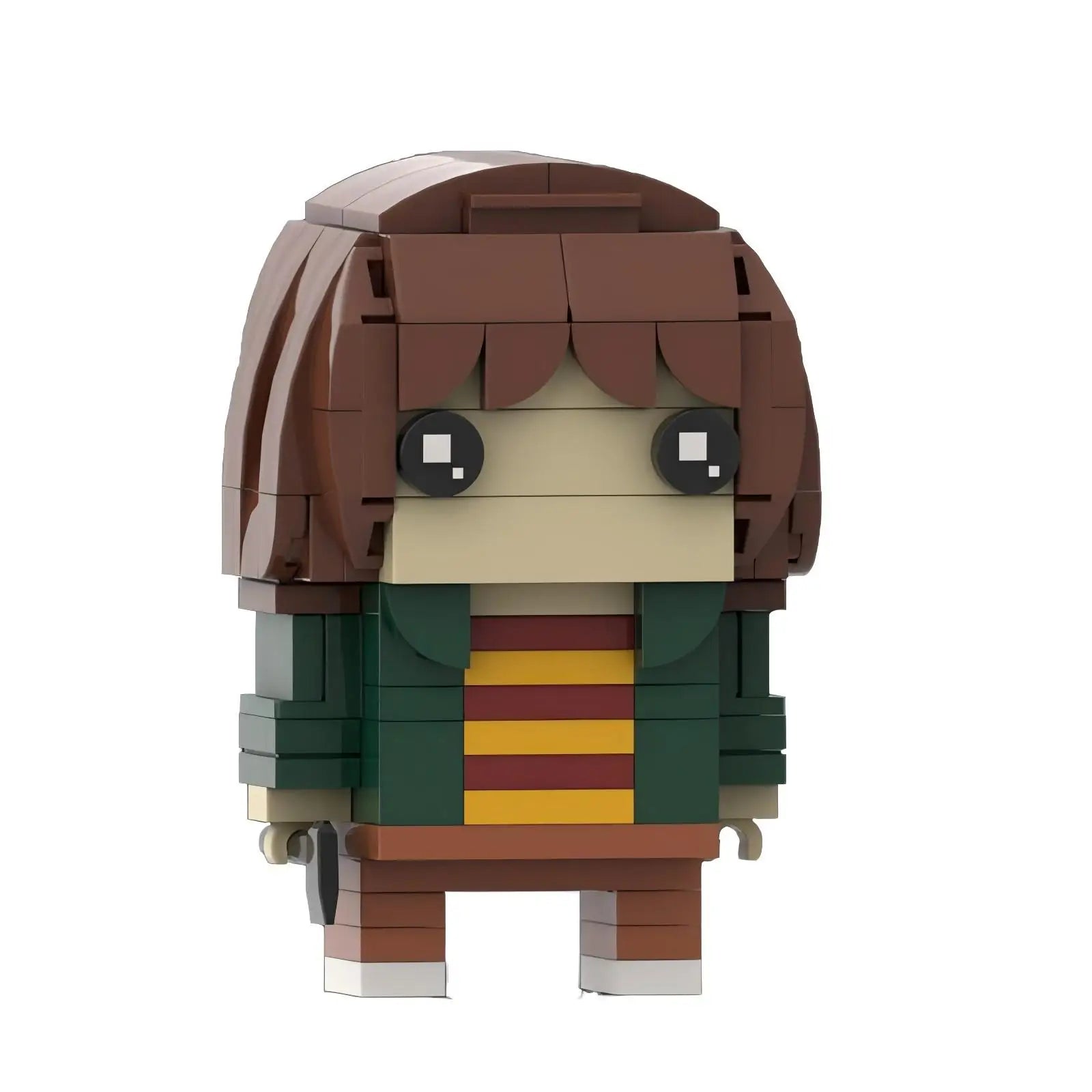 Stranger things lego action character square head assembly toy gift.