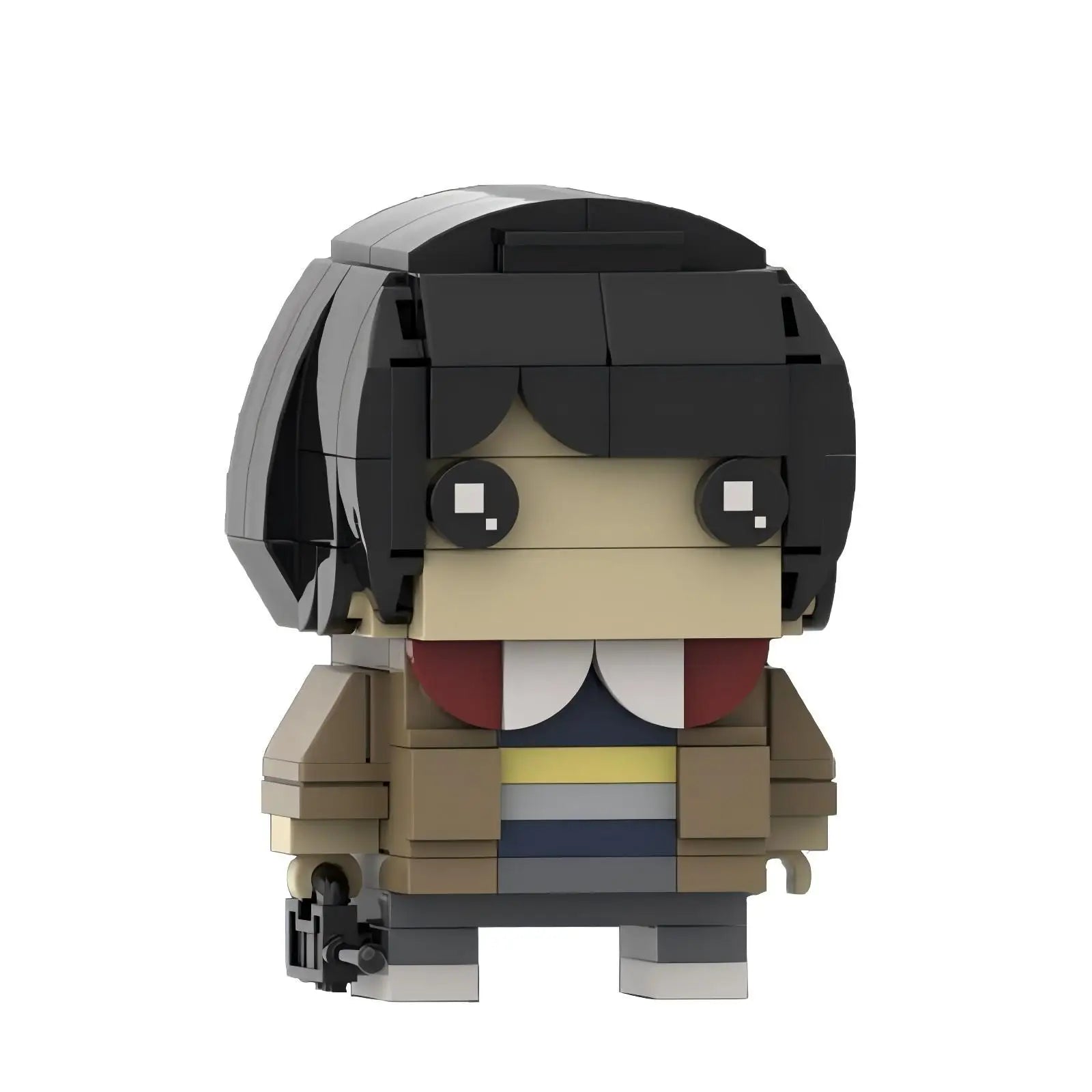 Stranger things lego action character square head assembly toy gift.